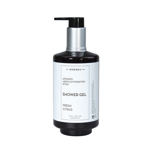 Korres Citrus Shower Gel, Premium Pump Bottle, 10oz/300ml